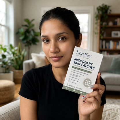 Loraliea®2-in-1 Microneedle & Hydrocolloid Patch🍀| Removes Raised Moles, Acne, Flat Warts & Skin Tags | Helps Improve Wrinkles, Scars & Blemishes | Invisible Patches for Face & Body